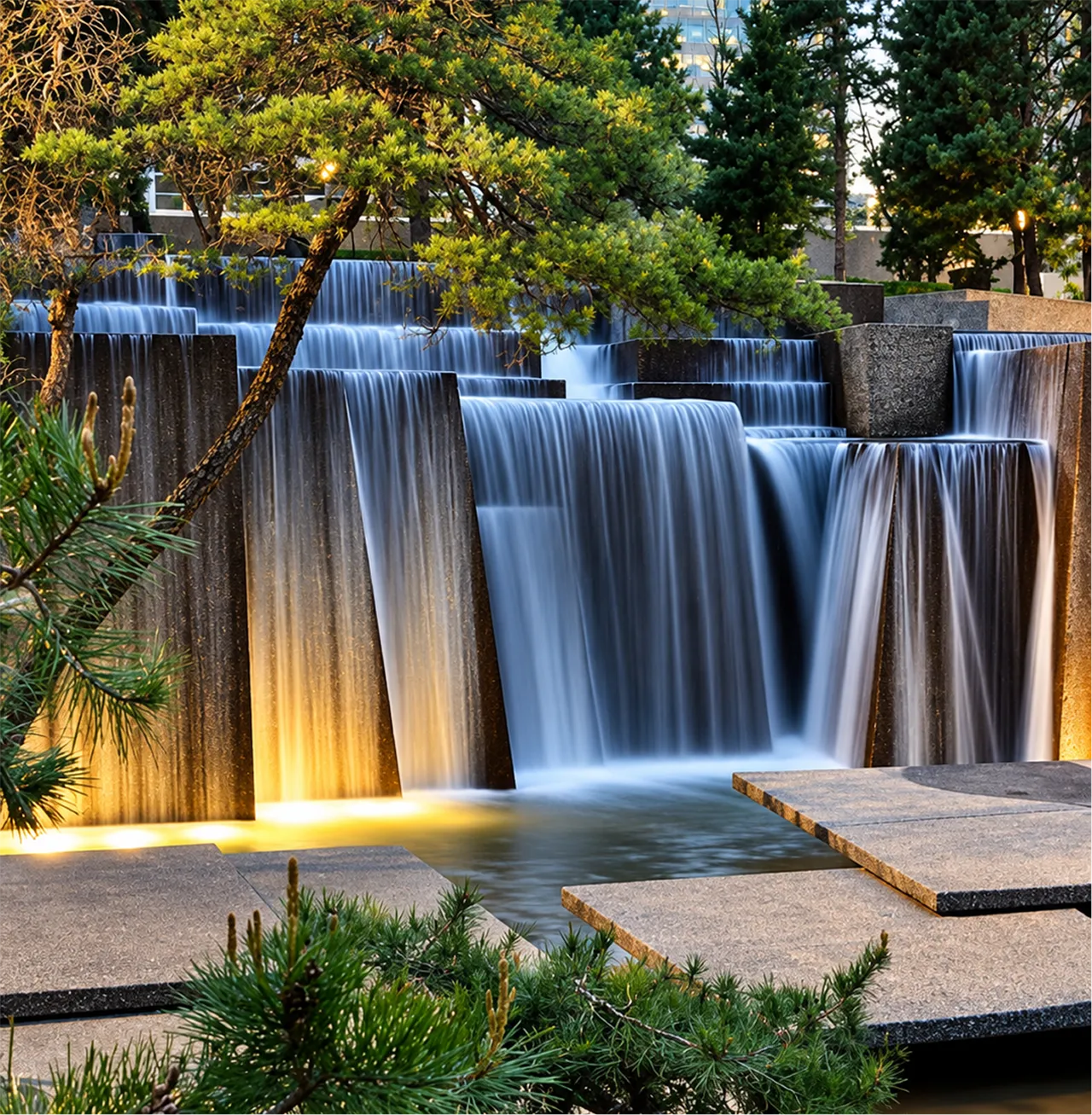 Outdoors at Portland's Keller Auditorium